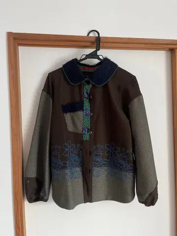 알베로베로 꽃무늬 자수 캐주얼 자켓