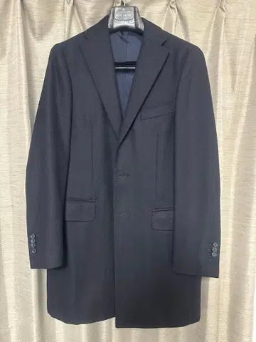 링자켓 RINGJACKET 울 체스터 코트 코트 46 네이비