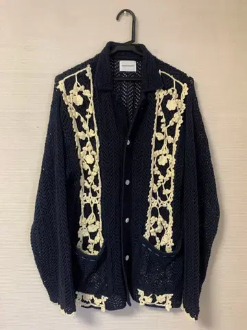 Camphor Wood flower Cuba shirt cardigan