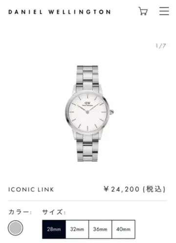 DANIEL WELLINGTON ICONIC LINK 28mm
