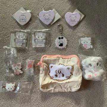 mikko 일러스트 무스 가챠가챠 복권 굿즈 세트