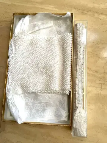 [ 새상품급 ] 허리띠 오비 장식 천 세트 전통 예복 기모노용