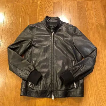 GENERAL SUPPLY 블랙 가죽 자켓 M