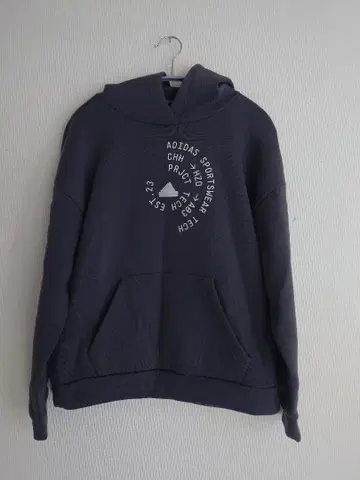 adidas 그레이 후드 부착 후드티 여성용 W BRLV 맨투맨