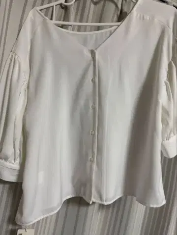 HARE 반팔 블라우스 화이트