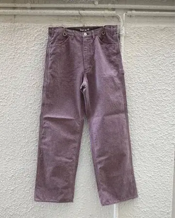 AURALEE WASHED ORGANIC CANVAS PANTS