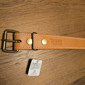 TANNER GOODS 가죽 벨트 사이즈 38