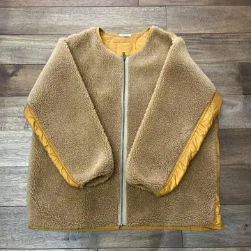 니코앤드 보아 퀼팅 플리스 자켓 노카라 사이즈 3