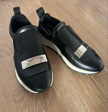 세르지오 로시 [ 23.0 ] sr1 가죽 스니커즈 블랙