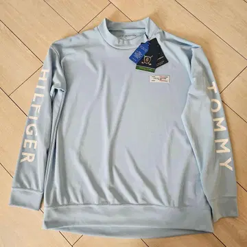 타미힐피거 골프 여성용 긴팔 모크넥 셔츠 M 사이즈