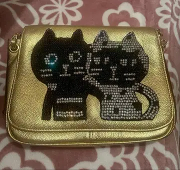 라라큐브 골드 숄더 체인백 새상품 레어