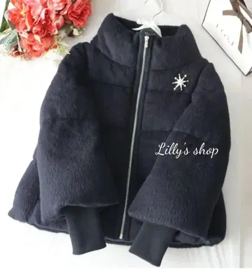 아나이 알파카 샤기 다운 코트