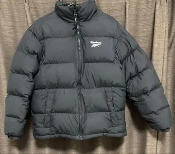 리복 다운 자켓 블랙