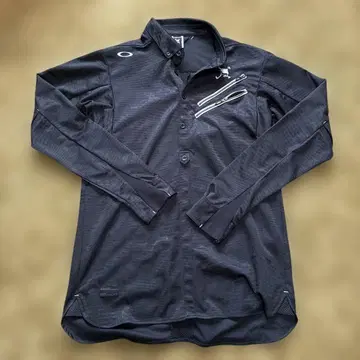 OAKLEY L 사이즈 긴팔 셔츠 지퍼 포켓 부착 골프웨어