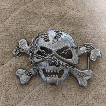 Maggioro 해골 디자인 벨트 버클