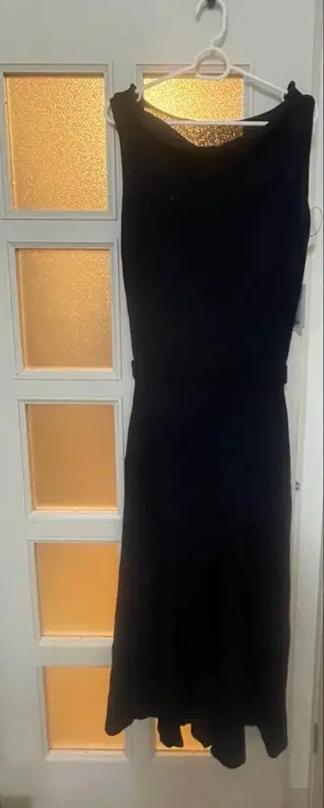 Her lip to 드레이프 넥 롱 니트 드레스 M