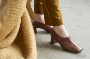 클라네 CLANE 스위칭 부티 가죽 37 브라운 /BB