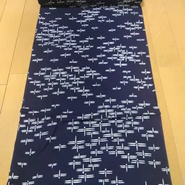 면 잠자리 패턴 유카타 옷감