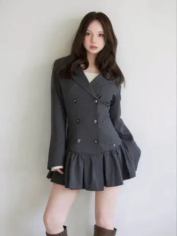 andmary Donna gather mini dress