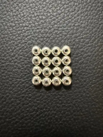 NAPI제 견고 실버 비즈 L 사이즈 16개