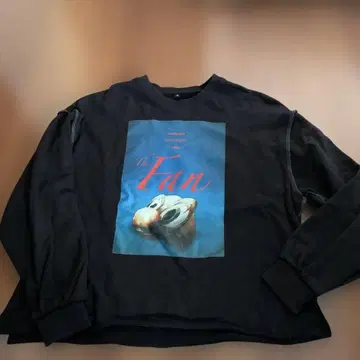 세카이노 오와리 [The Fan] 콘서트 굿즈 블랙 코튼 스웨트