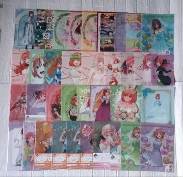 5등분의 신부 클리어 파일 세트 일괄