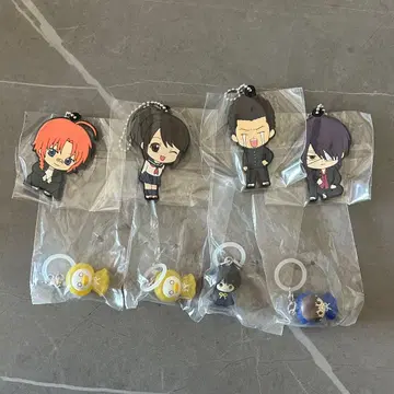 은혼 메지루시 액세서리 긴파치 선생님 캡슐 러버 마스코트