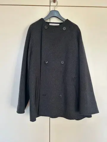 [ GALERIE VIE ] 울 더블 페이스 숏 트렌치코트