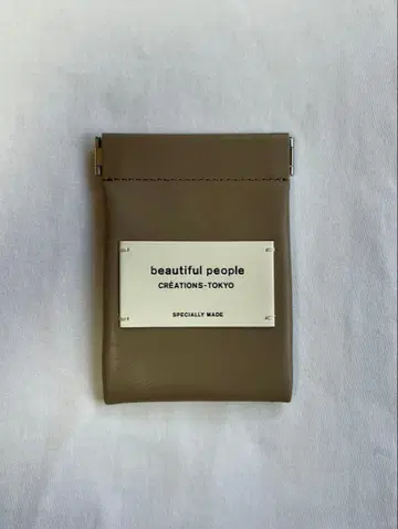 beautiful people 컬러 가죽 스몰 케이스 mushroom