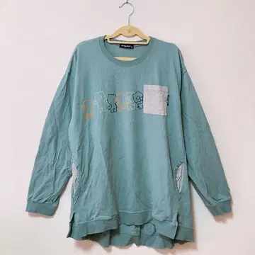 드럭스토어의 튜닉 T셔츠 트레이닝복 맨투맨 면 소재