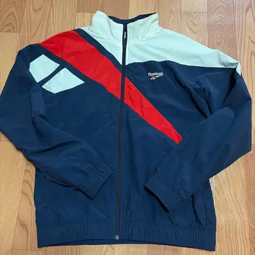 Reebok 나일론 자켓 네이비 레드