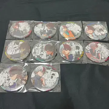 히로아카 토도로키 쇼토 컬렉션 캔뱃지 HEROES 컴플리트 세트