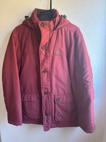 CROCODILE 후드 부착 다운 자켓