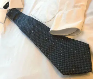 Paul Smith 실크 넥타이 블랙 다이아몬드 패턴