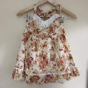 LIZ LISA 플라워 프린트 슬리브리스 원피스