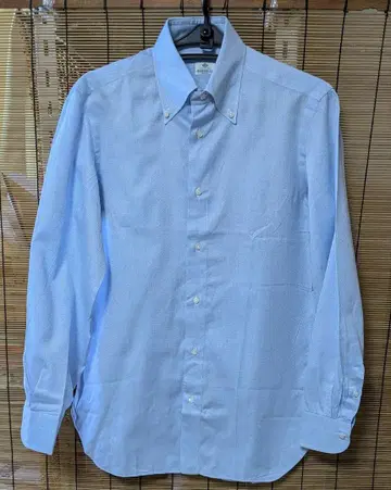 컨디션 최상 BORRELLI 긴팔 셔츠 버튼 다운 긴팔 셔츠