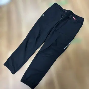 BURTLE 블랙 워크 팬츠