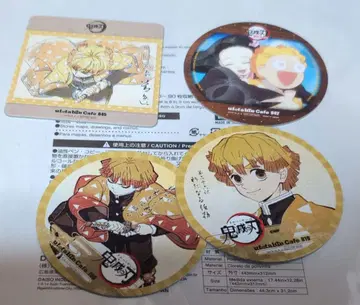 귀멸의 칼날 카페 아가츠마 젠이츠 코스터 세트