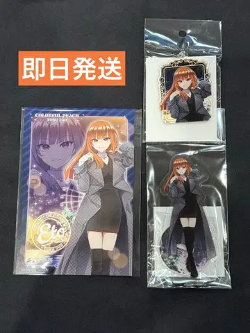 컬러풀 피치 에토 씨 토부 동물공원 키링 카라피치 아크릴 스탠드 카드