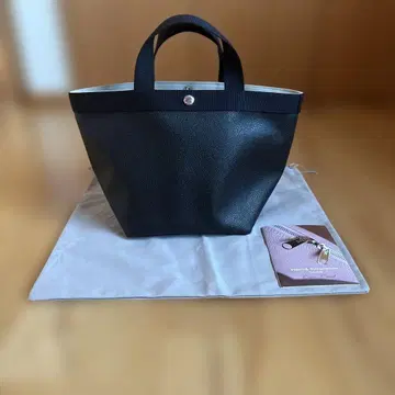 Herve Chapelier 블랙 토트백 707GP