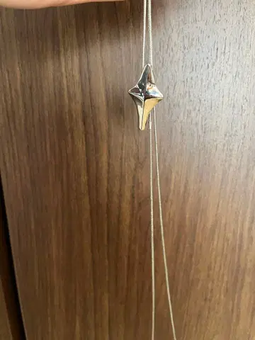실버 별 모양 펜던트 목걸이