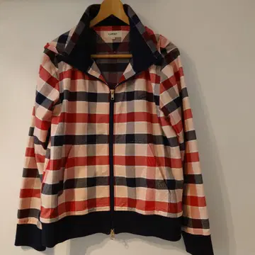 TOMMY 체크 무늬 자켓 M 사이즈