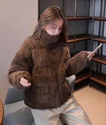 LAC-VERT 코듀로이 다운