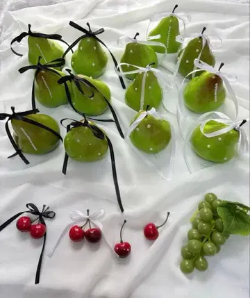 페이크 후르츠 세트 양배추 체리 포도 웰컴 스페이스