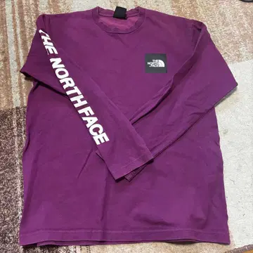 THE NORTH FACE 보라색 긴팔 셔츠 L 사이즈