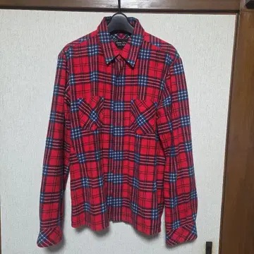 넘버 (N)나인 체크 무늬 플란넬 셔츠