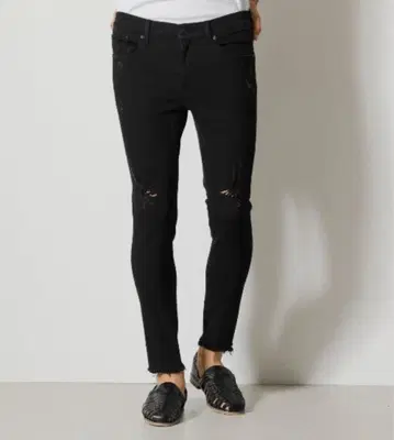 AZUL BY MOUSSY 컷오프 크러쉬 스키니