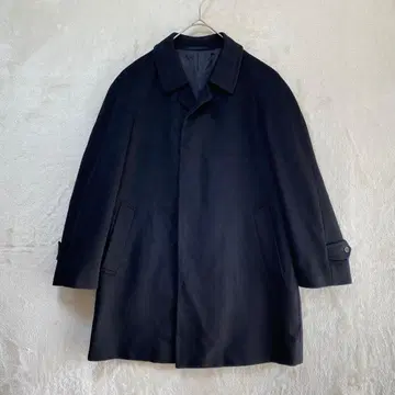 캐시미어 100% 코트/히요쿠 소매/블랙/S