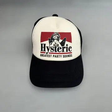 Hysteric 트래커 캡 화이트/블랙