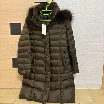 [ 미사용 새상품 ] 23구 올리브 그린 롱 다운 자켓